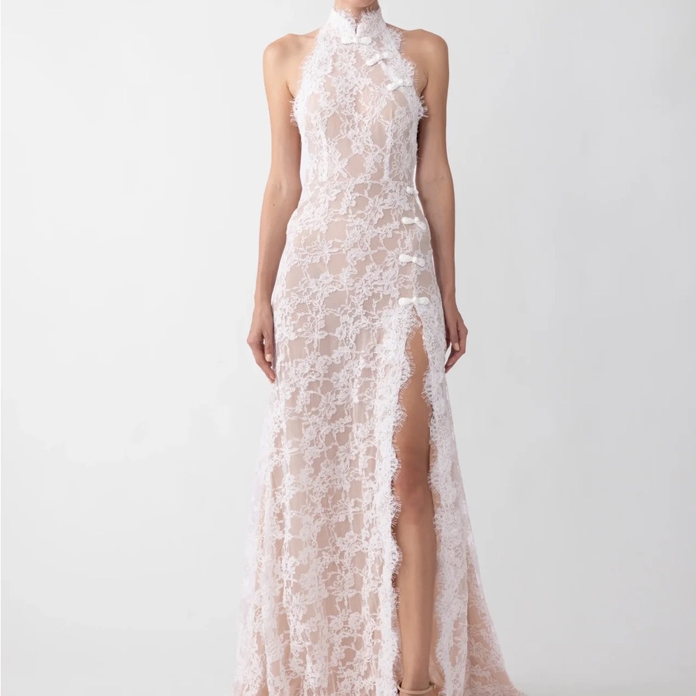 Sau Lee Reese Lace Gown